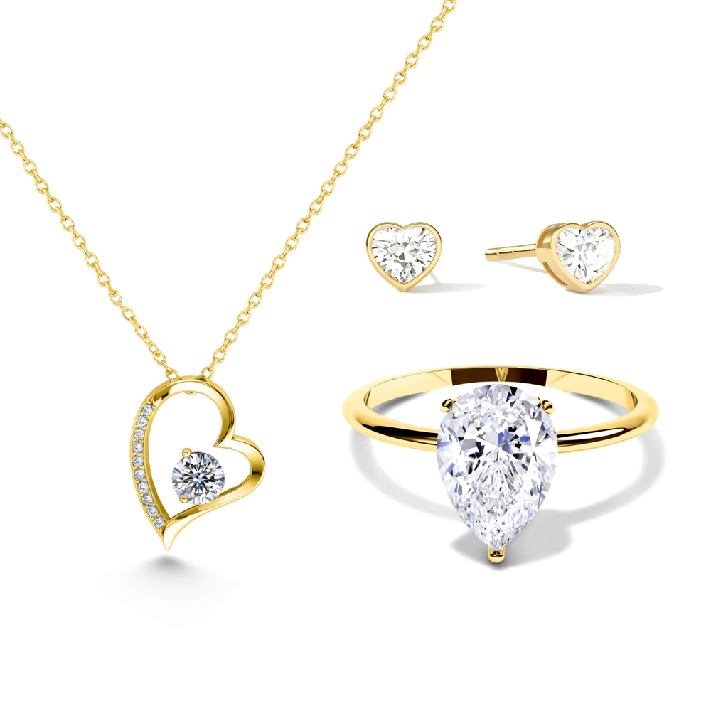 Ava ジュエリーセット - ゴールド