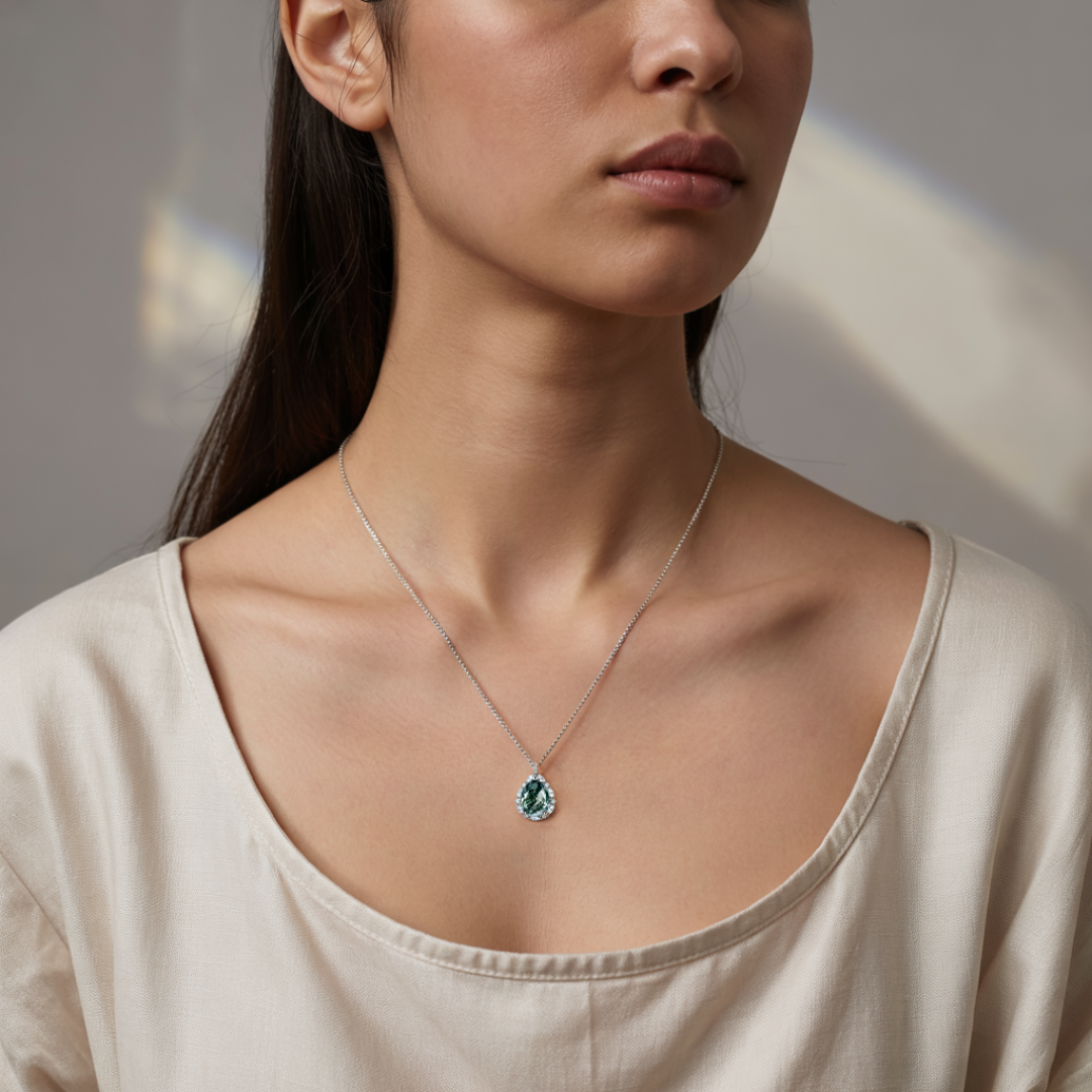 モスアゲート 夢幻の森 ジュエリーセット