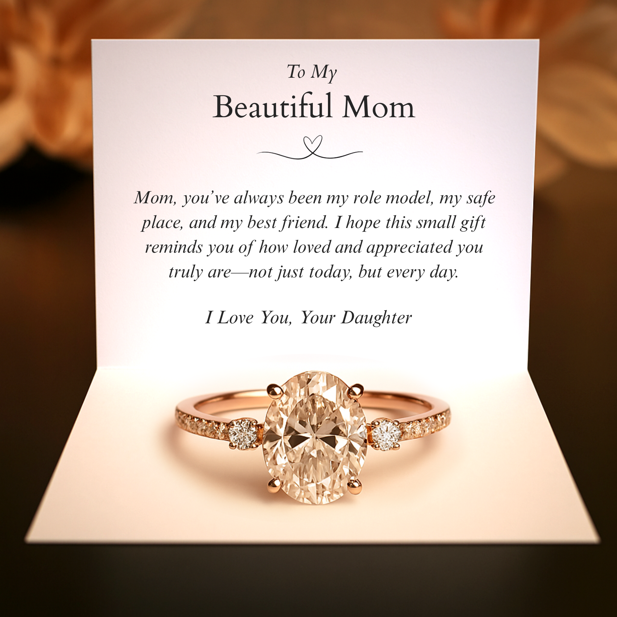 ルナ ローズゴールド | 美しいお母様 | 娘からの母の日ギフト