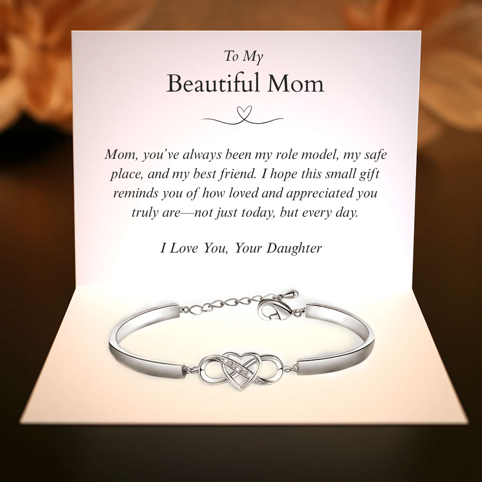 美しい母へ | 「いつも心に」インフィニティブレスレット