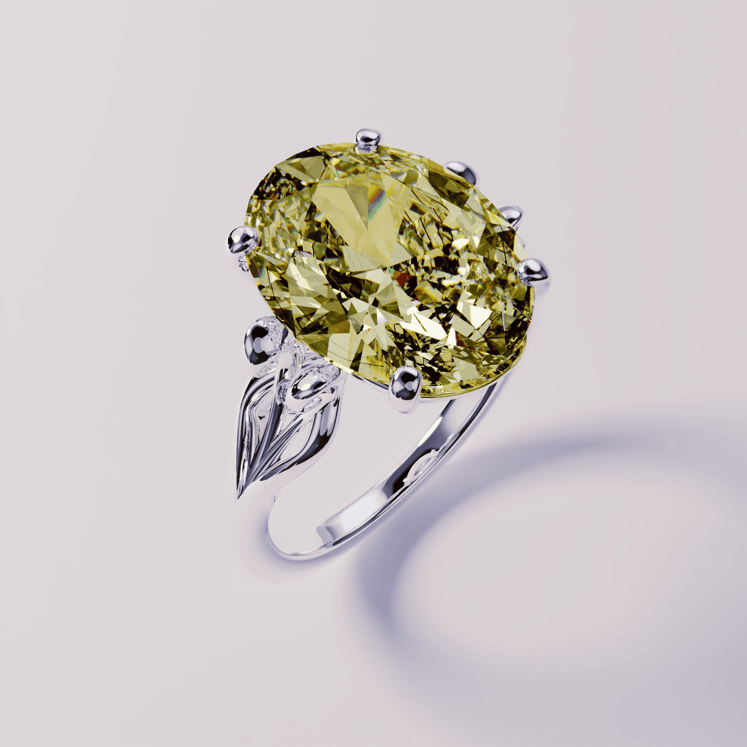 パーソナライズ 2CT 誕生石リング - S925 スターリングシルバー