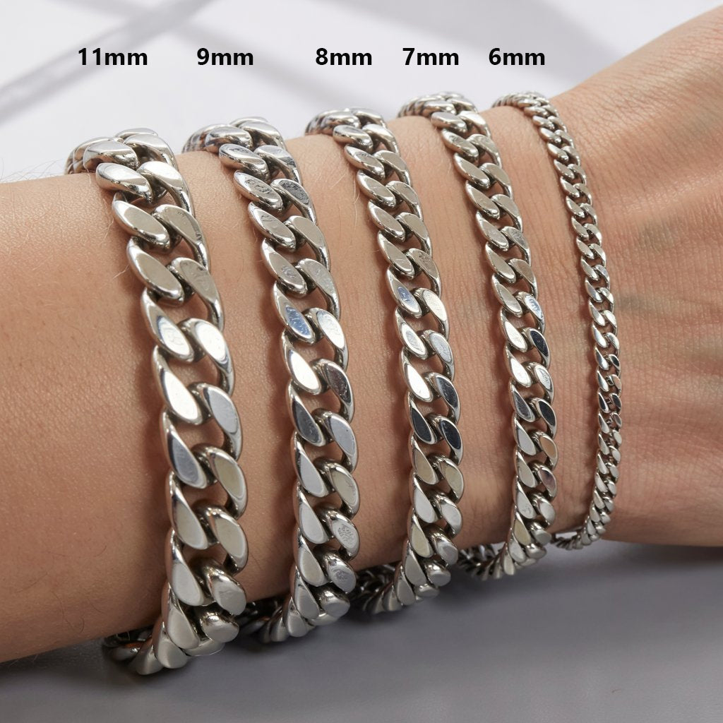 メンズ ミニマル チェーン ブレスレット