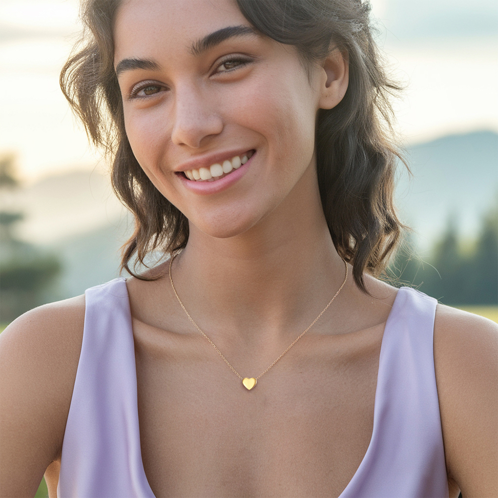 ルーハートネックレス