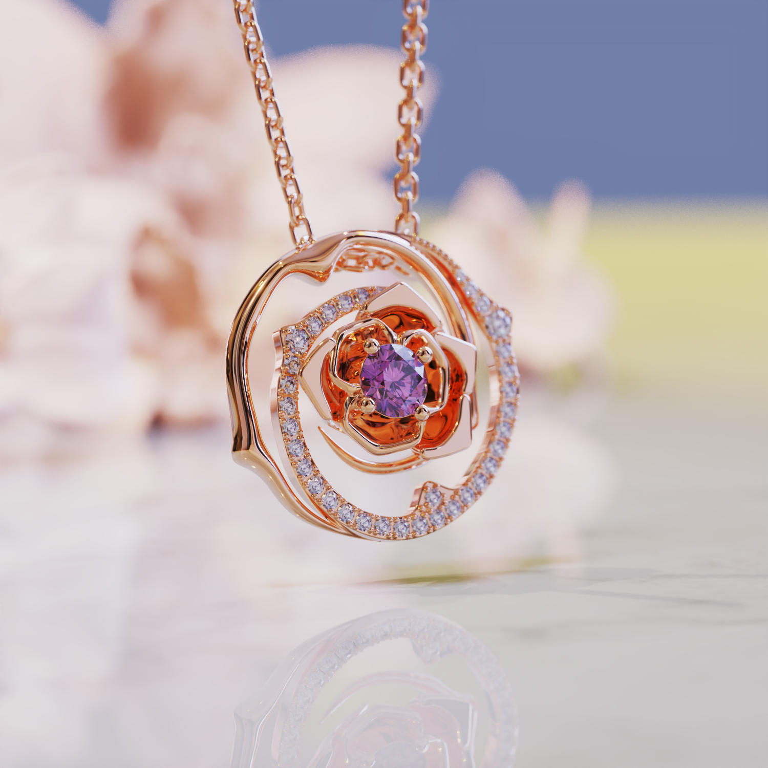 ザハラ アレキサンドライト ネックレス