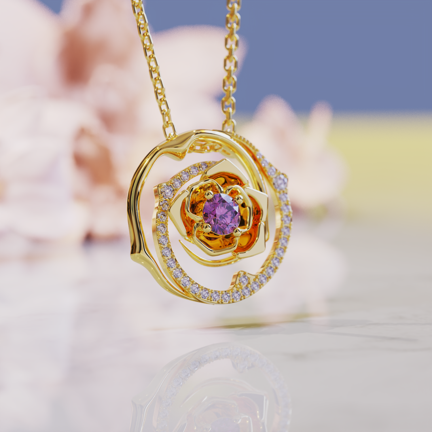 ザハラ アレキサンドライト ネックレス