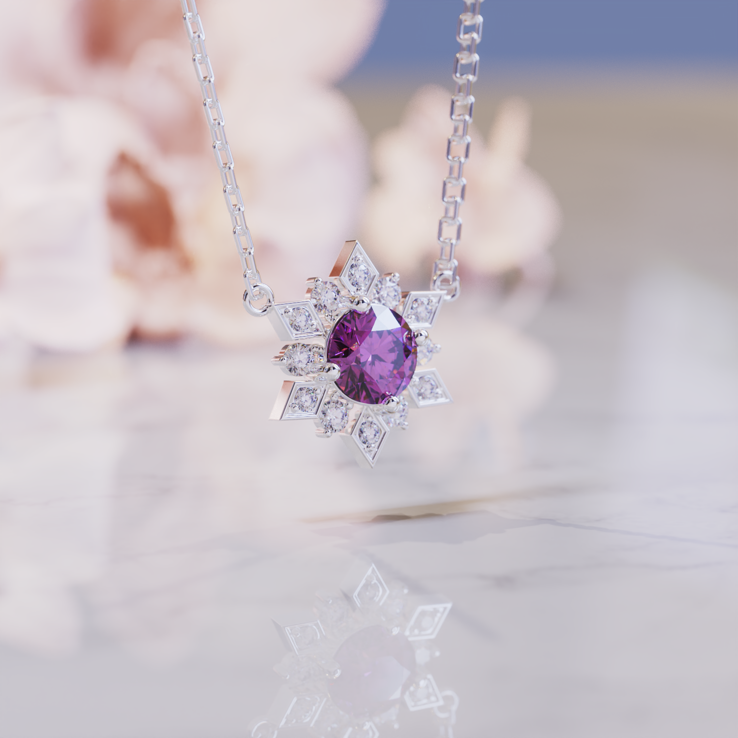 ブリアナ アレキサンドライト ネックレス