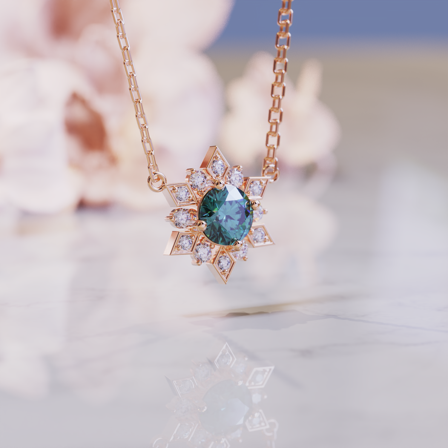 ブリアナ アレキサンドライト ネックレス