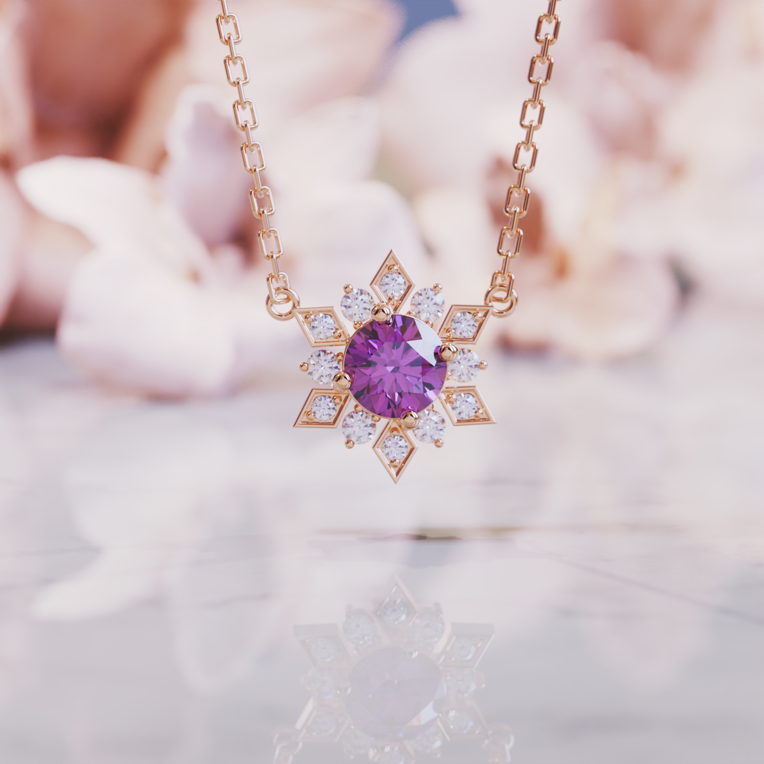 ブリアナ アレキサンドライト ネックレス