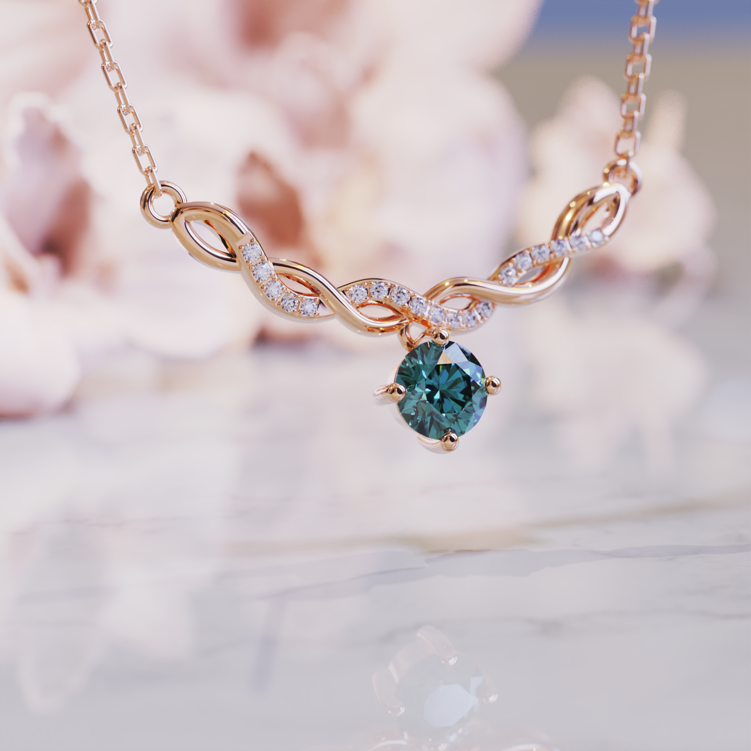 ジェニファー アレキサンドライト ネックレス