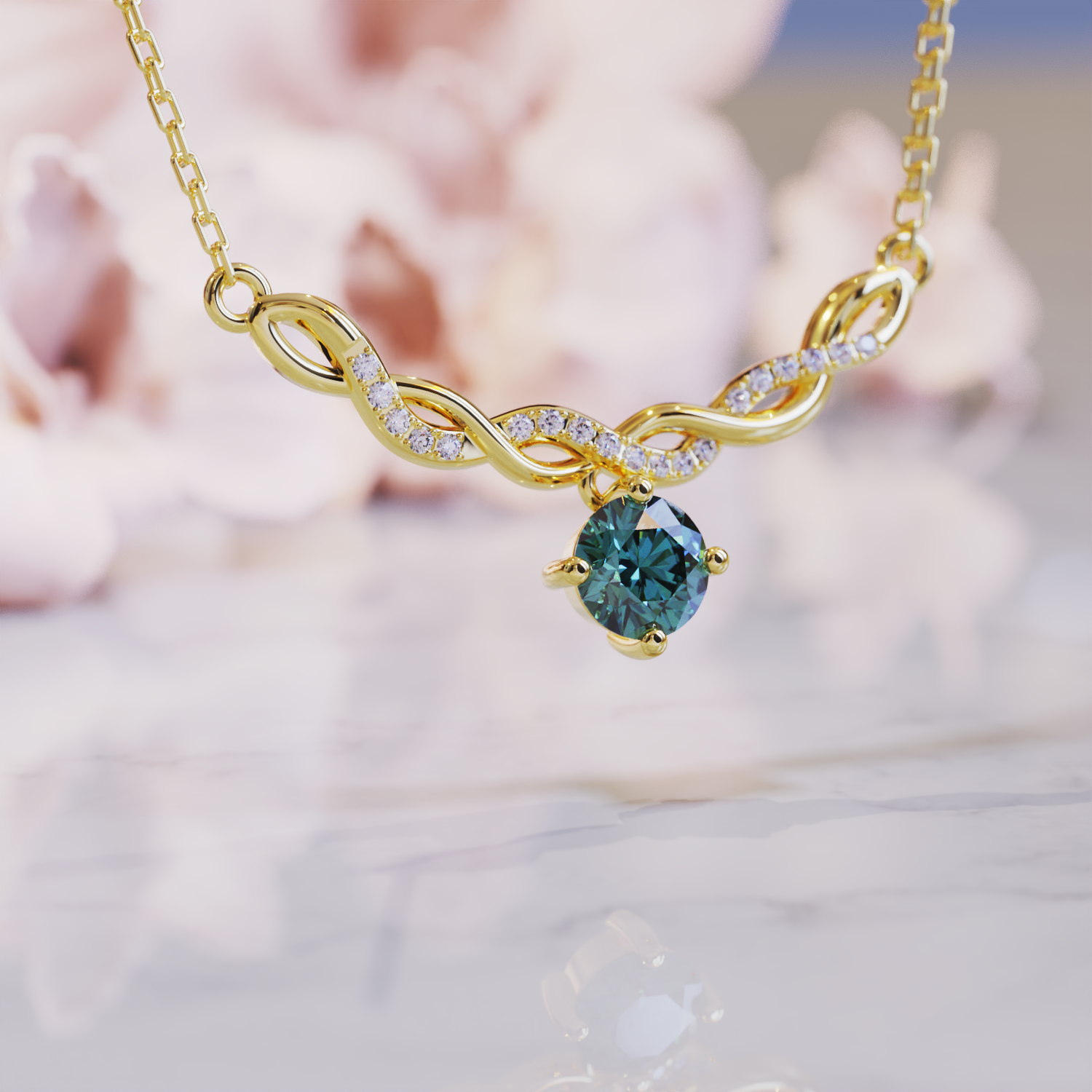 ジェニファー アレキサンドライト ネックレス