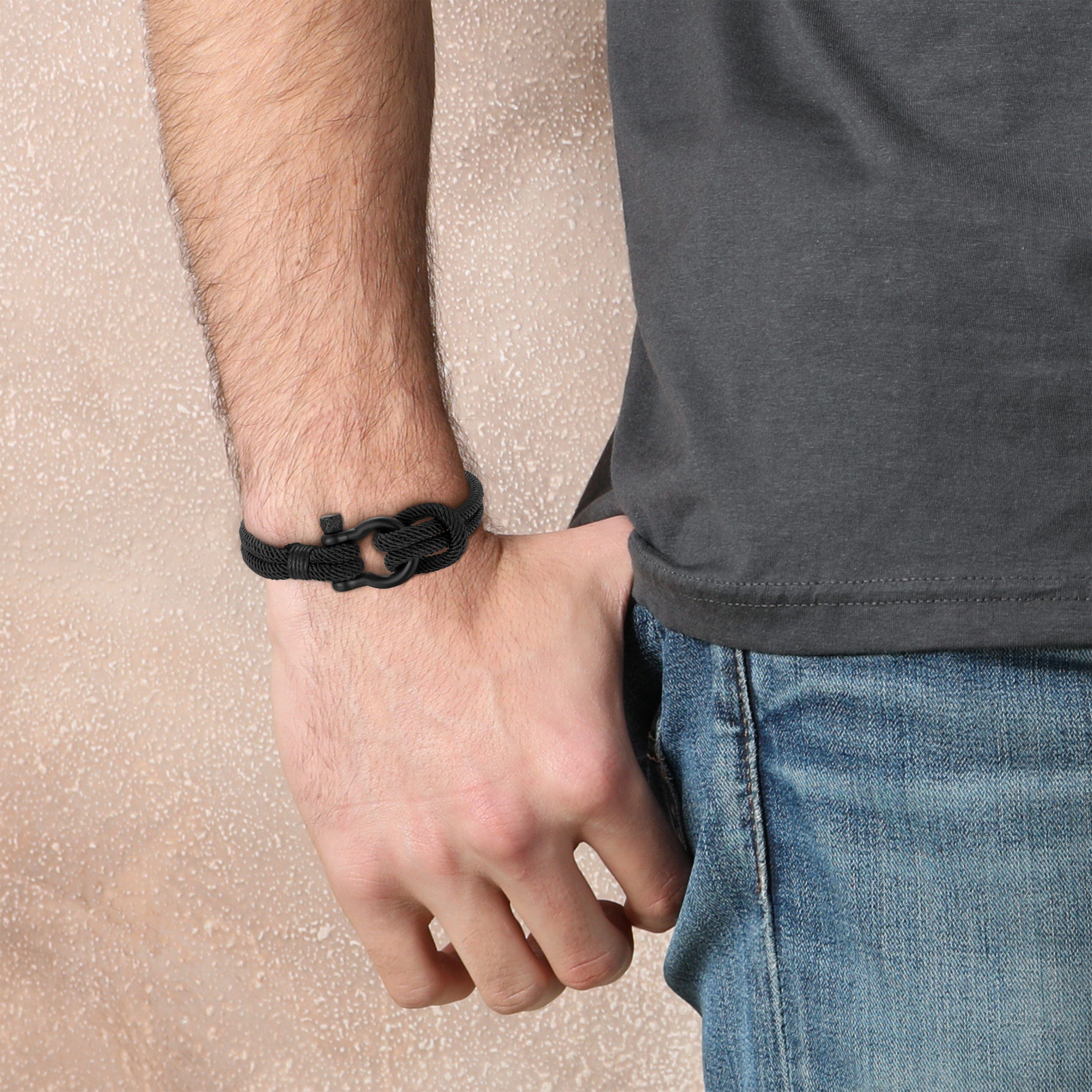 メンズ アンカーロープ ブレスレット