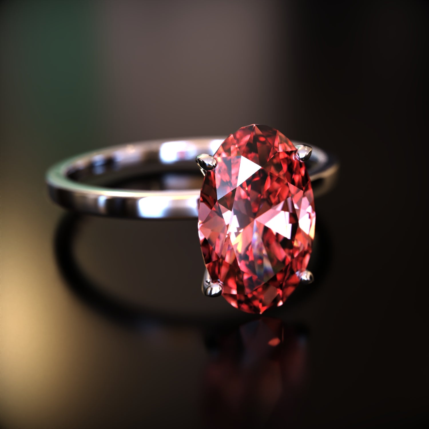 La Elena - Bague Moissanite Ovale Personnalisée