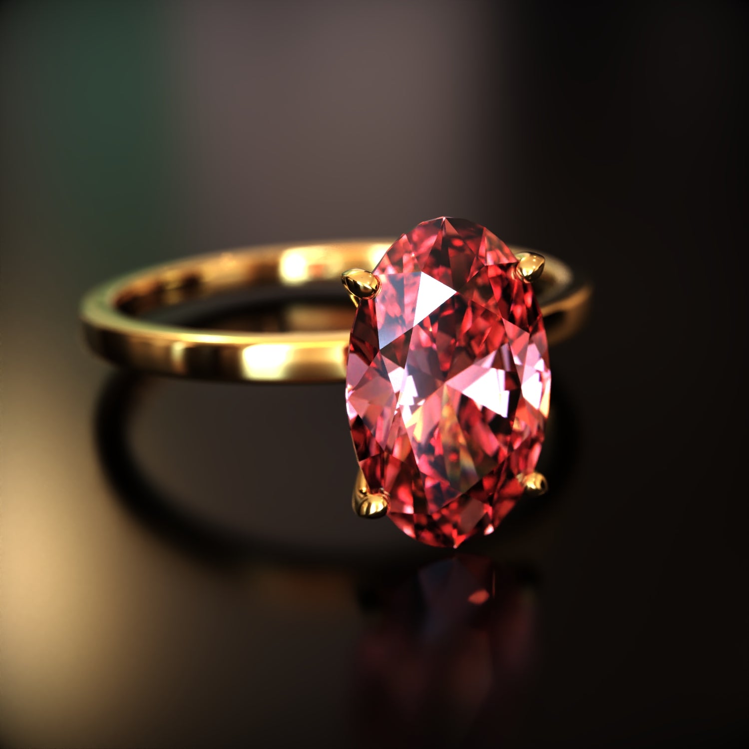 La Elena - Bague Moissanite Ovale Personnalisée