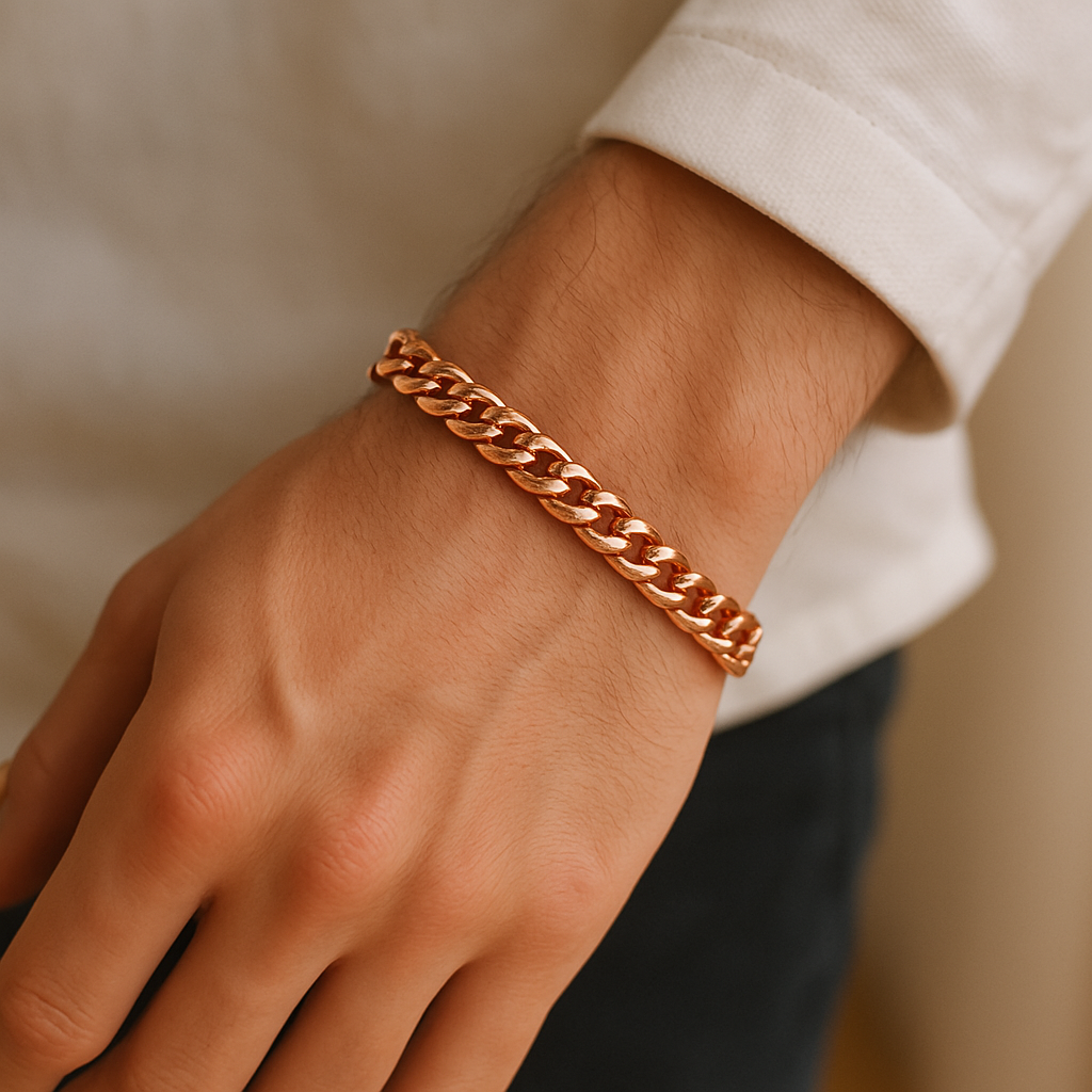 メンズ ミニマル チェーン ブレスレット