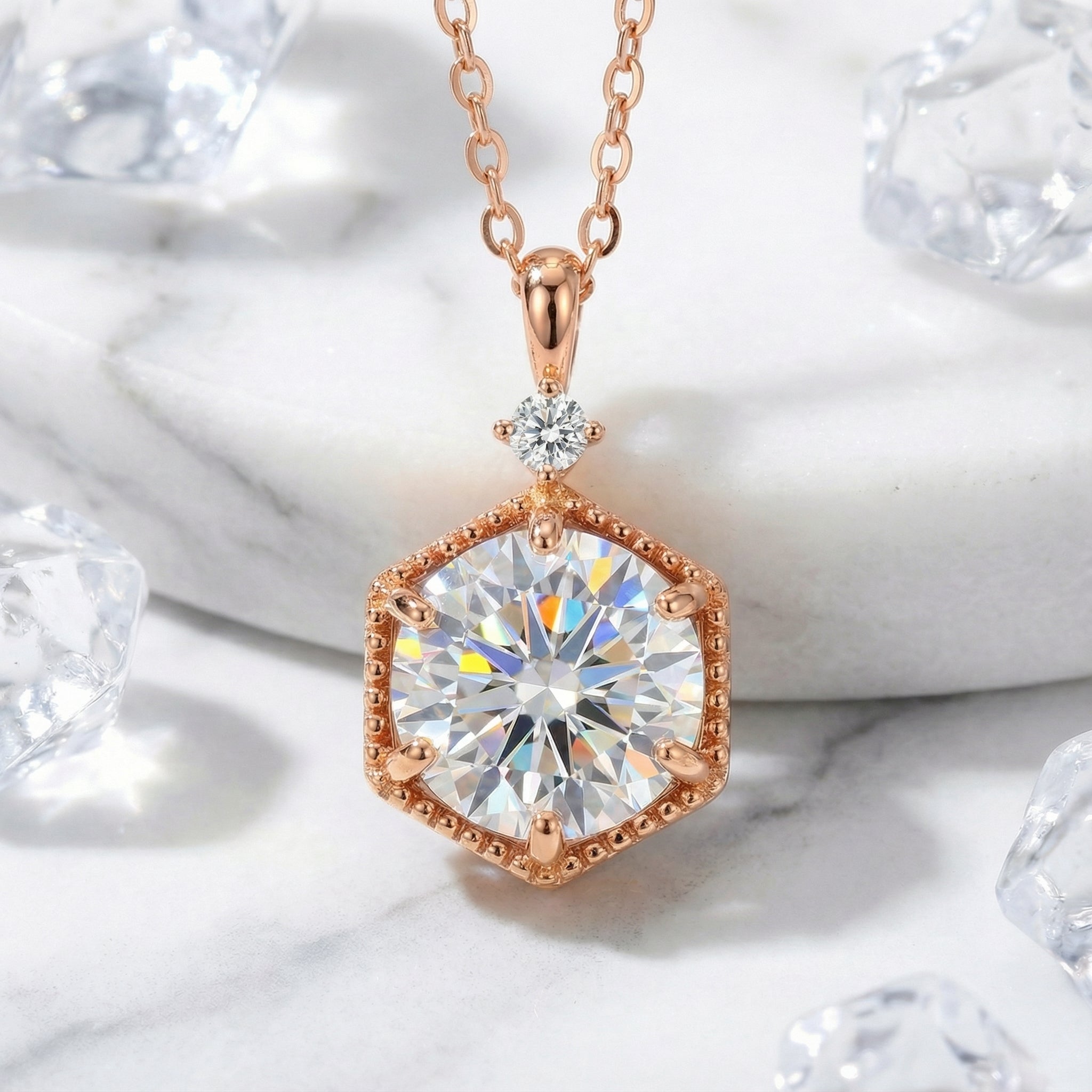 the-hexa-radiant-18k-gold-vermeil in rose gold finish