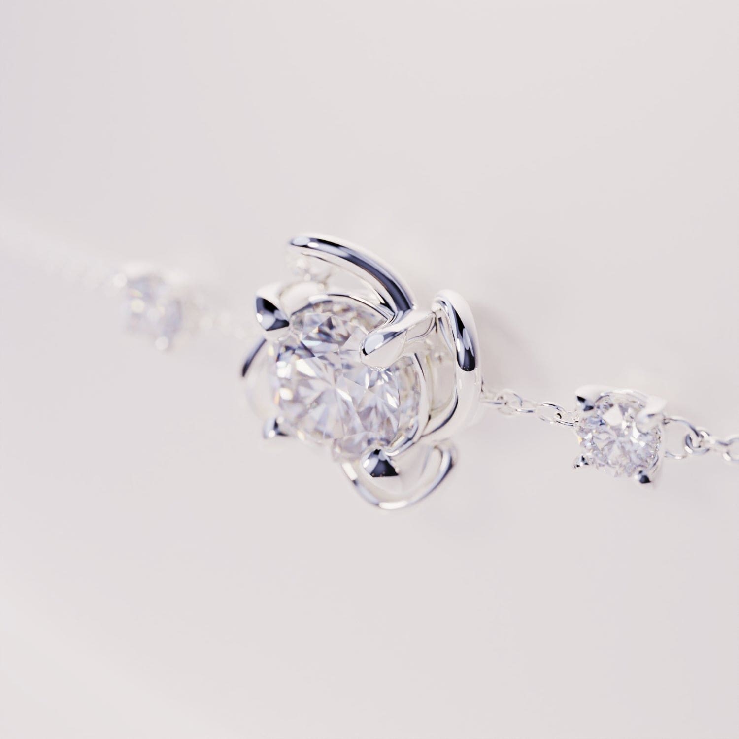 パーソナライズ誕生石ブレスレット - S925スターリングシルバー