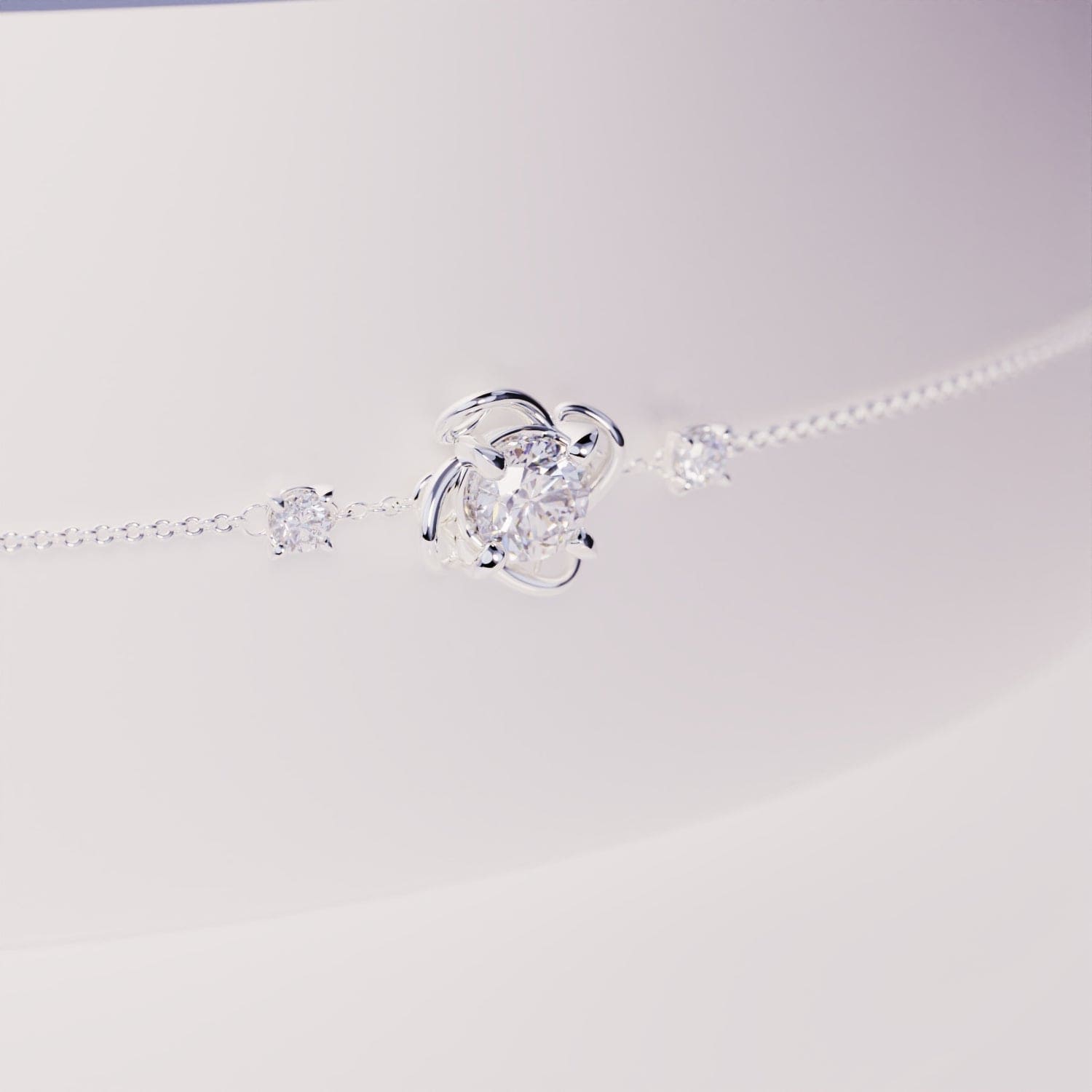 パーソナライズ誕生石ブレスレット - S925スターリングシルバー