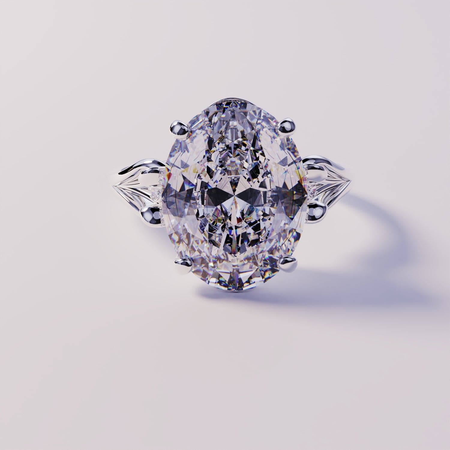 パーソナライズ 2CT 誕生石リング - S925 スターリングシルバー