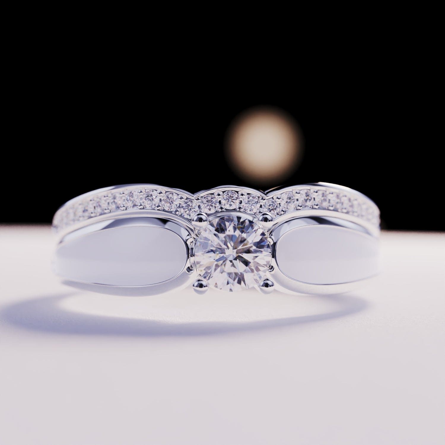 スノーラグーン:2ピースセットリング - S925スターリングシルバー