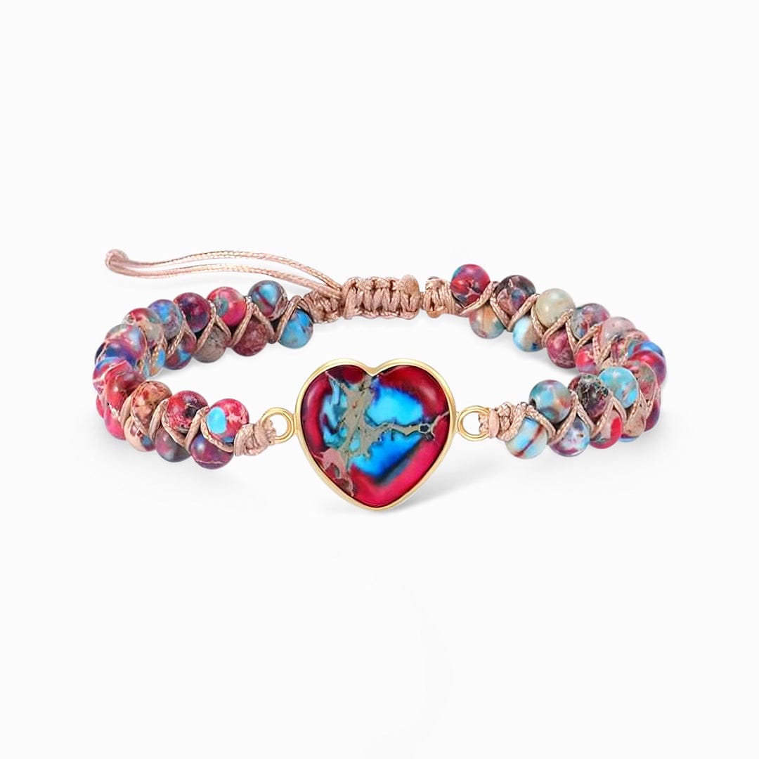 お孫さんへ | 永遠に愛してる | ジャスパーハートブレスレット