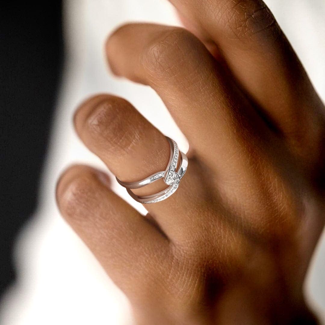 母 & 娘 | 永遠に繋がっている | S925 インフィニティリング