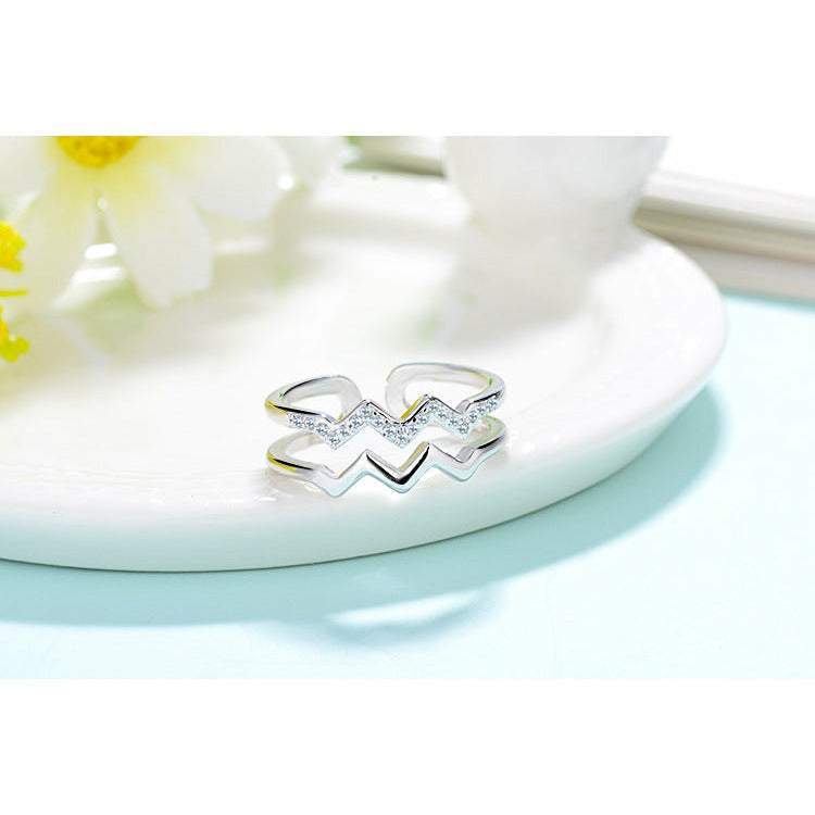 To My Daughter | Highs & Lows Ring-Awareness Avenue-gift: All,gift: Daughter,ring: All,ring: Daughter