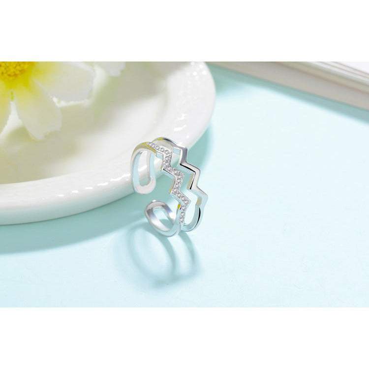 To My Daughter | Highs & Lows Ring-Awareness Avenue-gift: All,gift: Daughter,ring: All,ring: Daughter