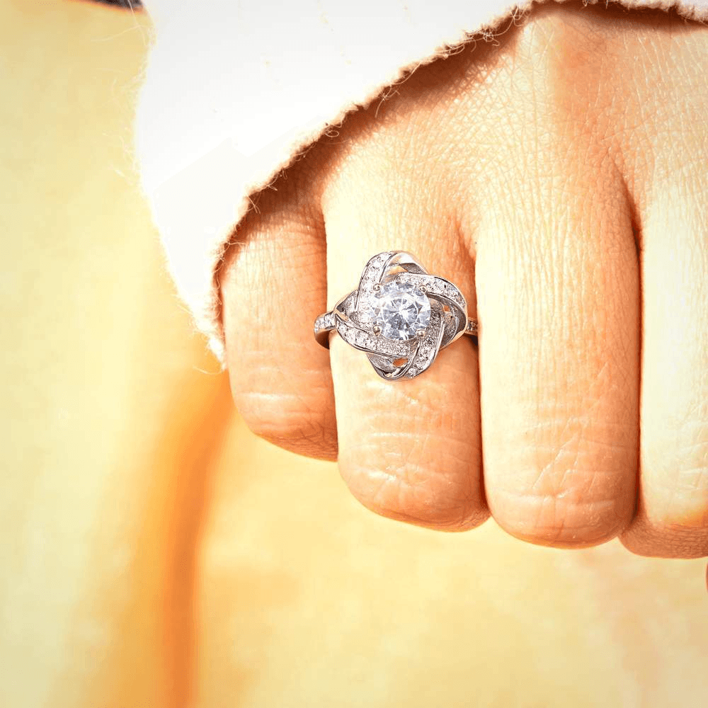 Daughter | I Held You First | Love Knot Ring-Awareness Avenue-gift: All,gift: Daughter,ring: All,ring: Daughter