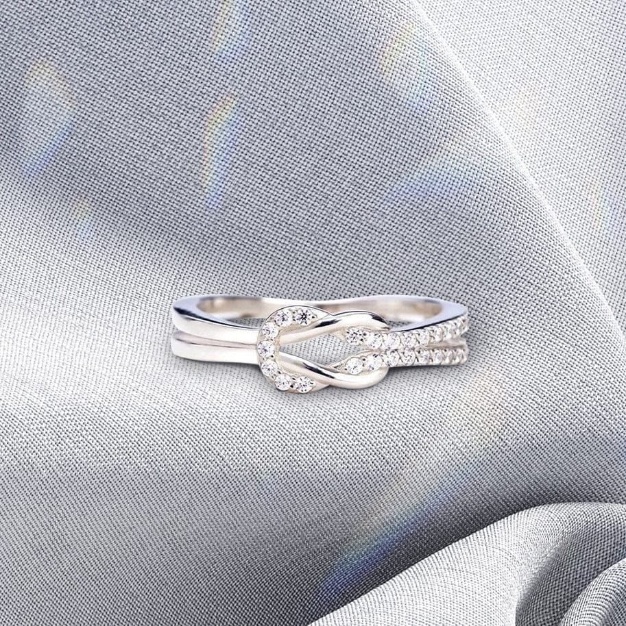 親友へ | 心友の絆 | S925結び目リング