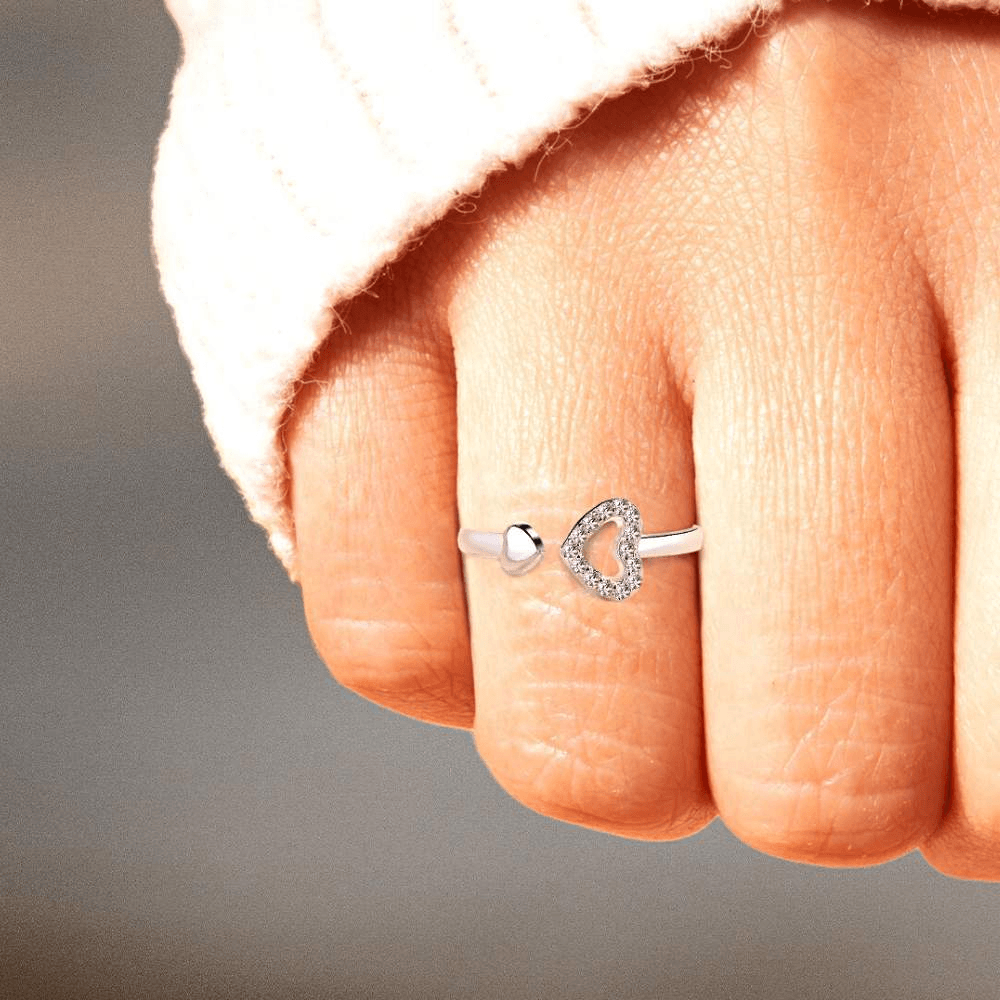 Grandmother & Granddaughter | 925 Sterling Silver Forever Ring-Awareness Avenue-gift: All,gift: Granddaughter,Ring,ring: All,ring: Granddaughter,ring: Grandmother