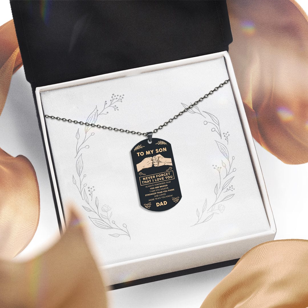 息子へ | あなたは私の力 | ドッグタグネックレス