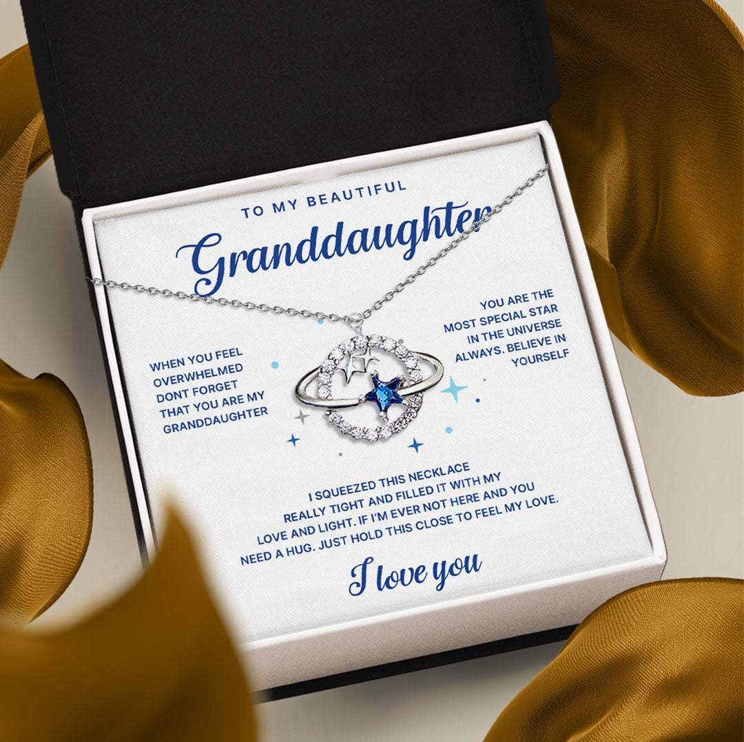 Daughter & Granddaughter | Special Star | 925 Silver Necklace-Awareness Avenue-gift: All,gift: Granddaughter,necklace: All,necklace: Granddaughter