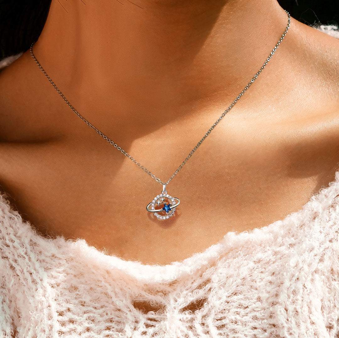 Daughter & Granddaughter | Special Star | 925 Silver Necklace-Awareness Avenue-gift: All,gift: Granddaughter,necklace: All,necklace: Granddaughter