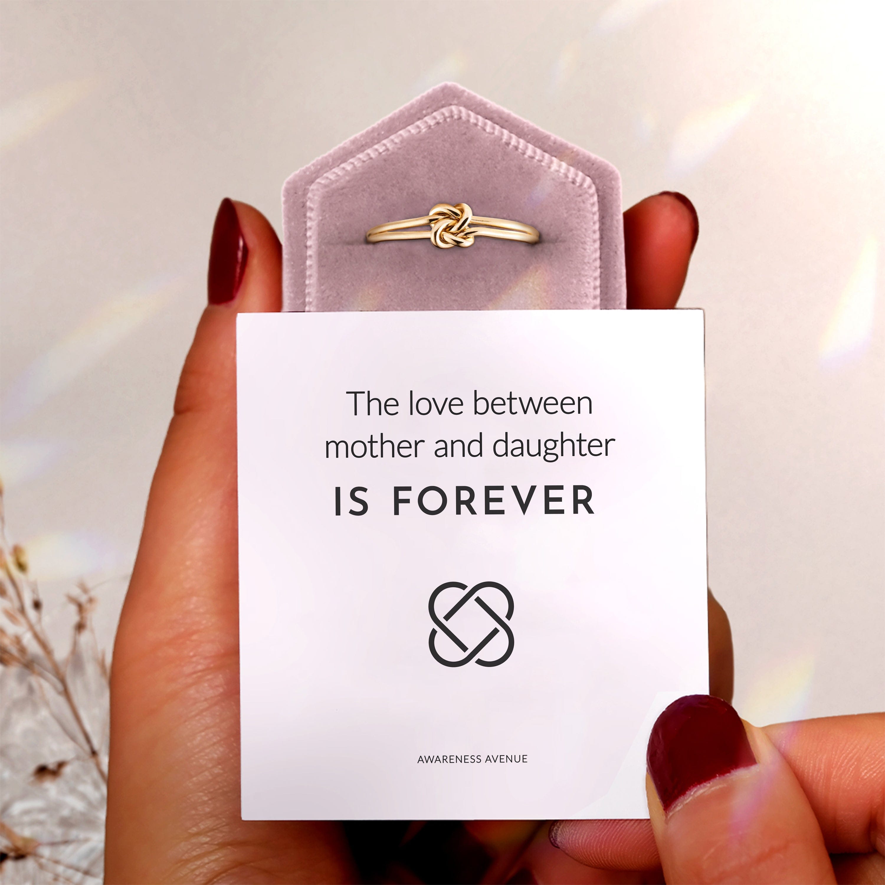 母 & 娘 | A Promise Knot | 14Kゴールドリング