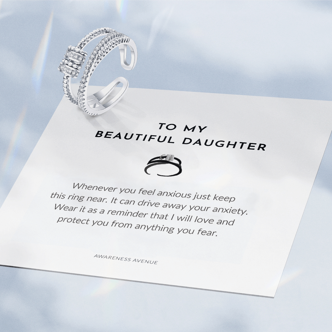 愛しい娘へ | 不安を解消 | 925S フィジェットリング
