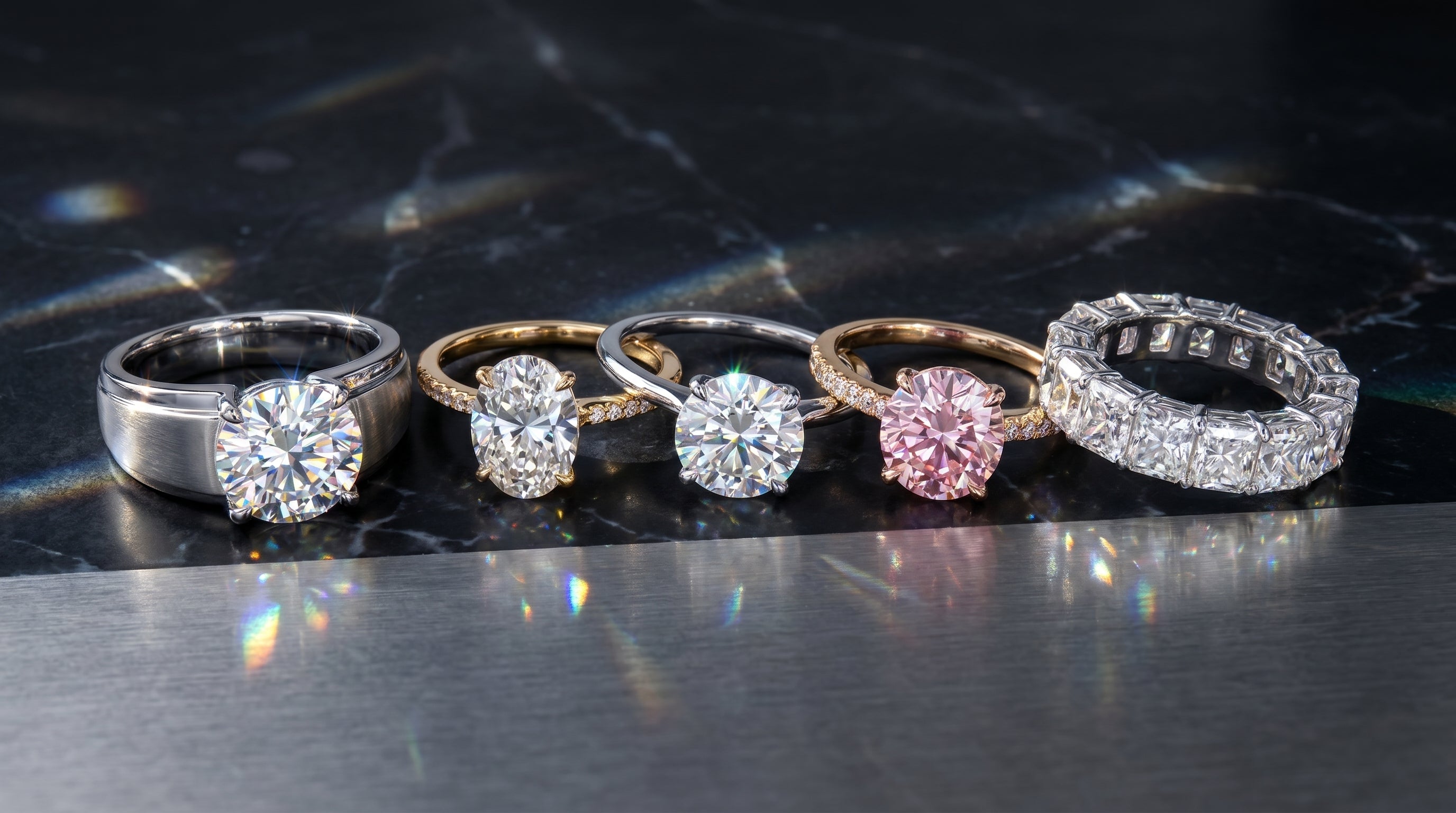 men's diamond ring 2 carat - hero image