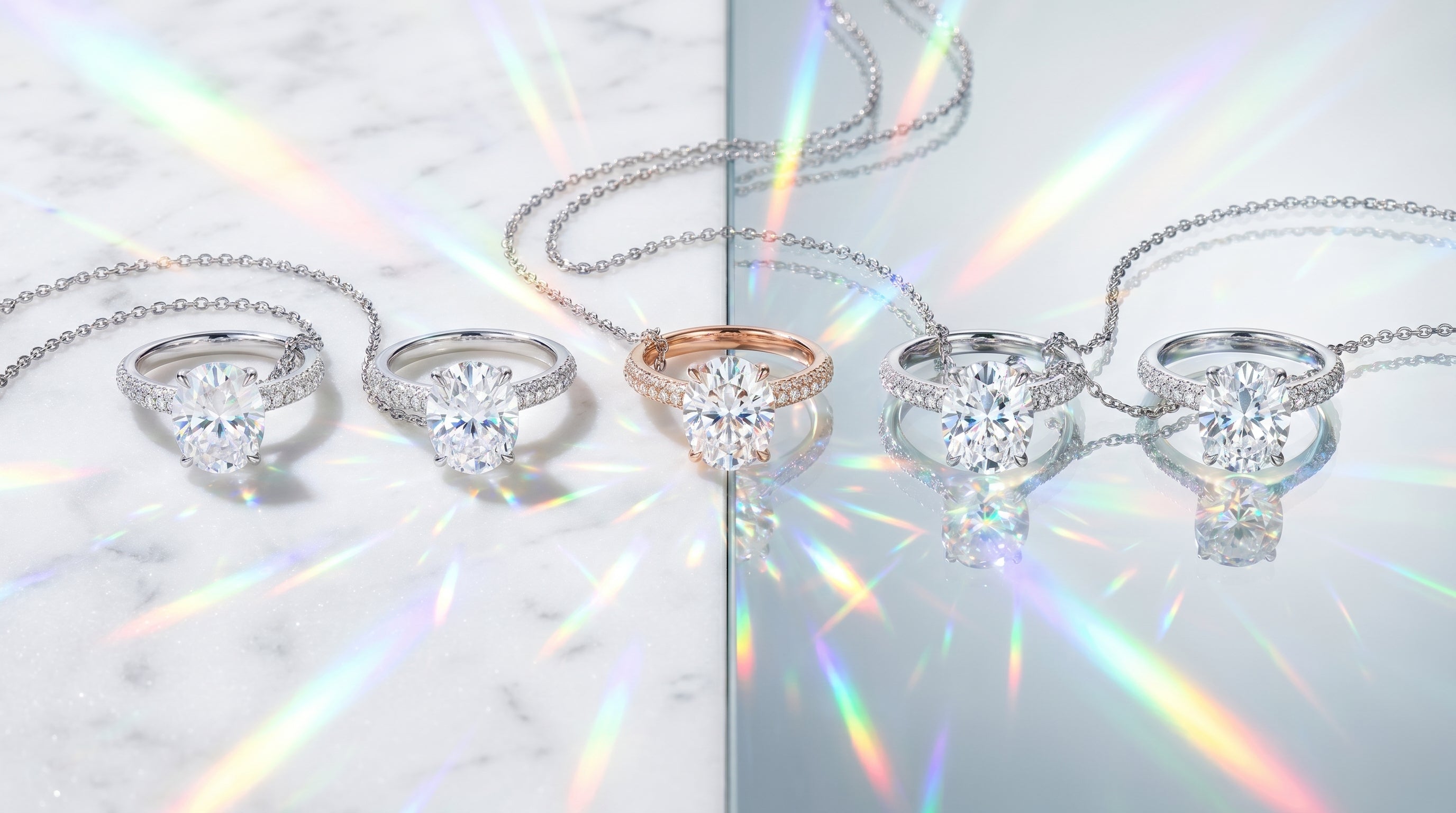 moissanite vs cubic zirconia price - hero image