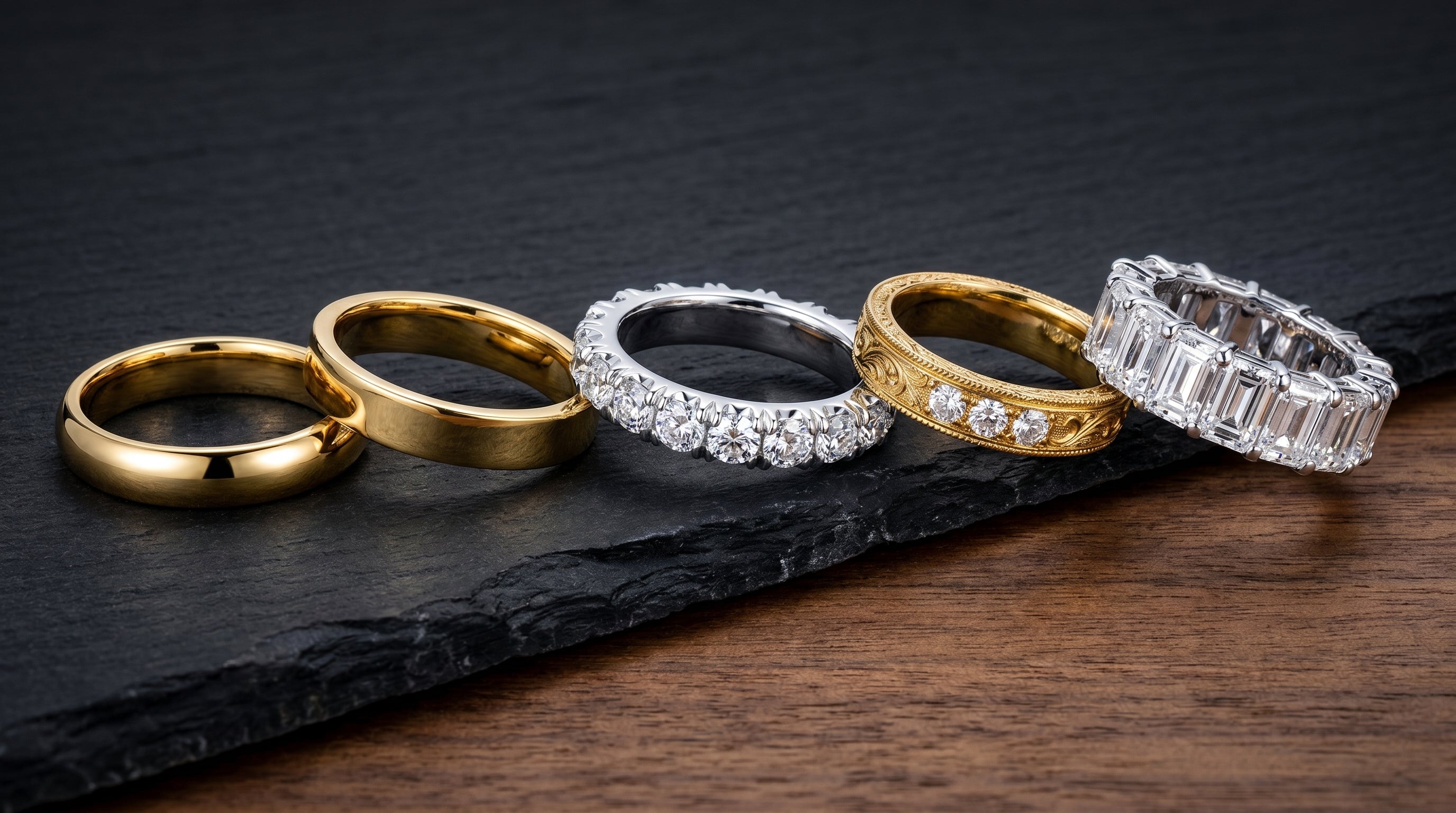 unique men's wedding bands - hero image