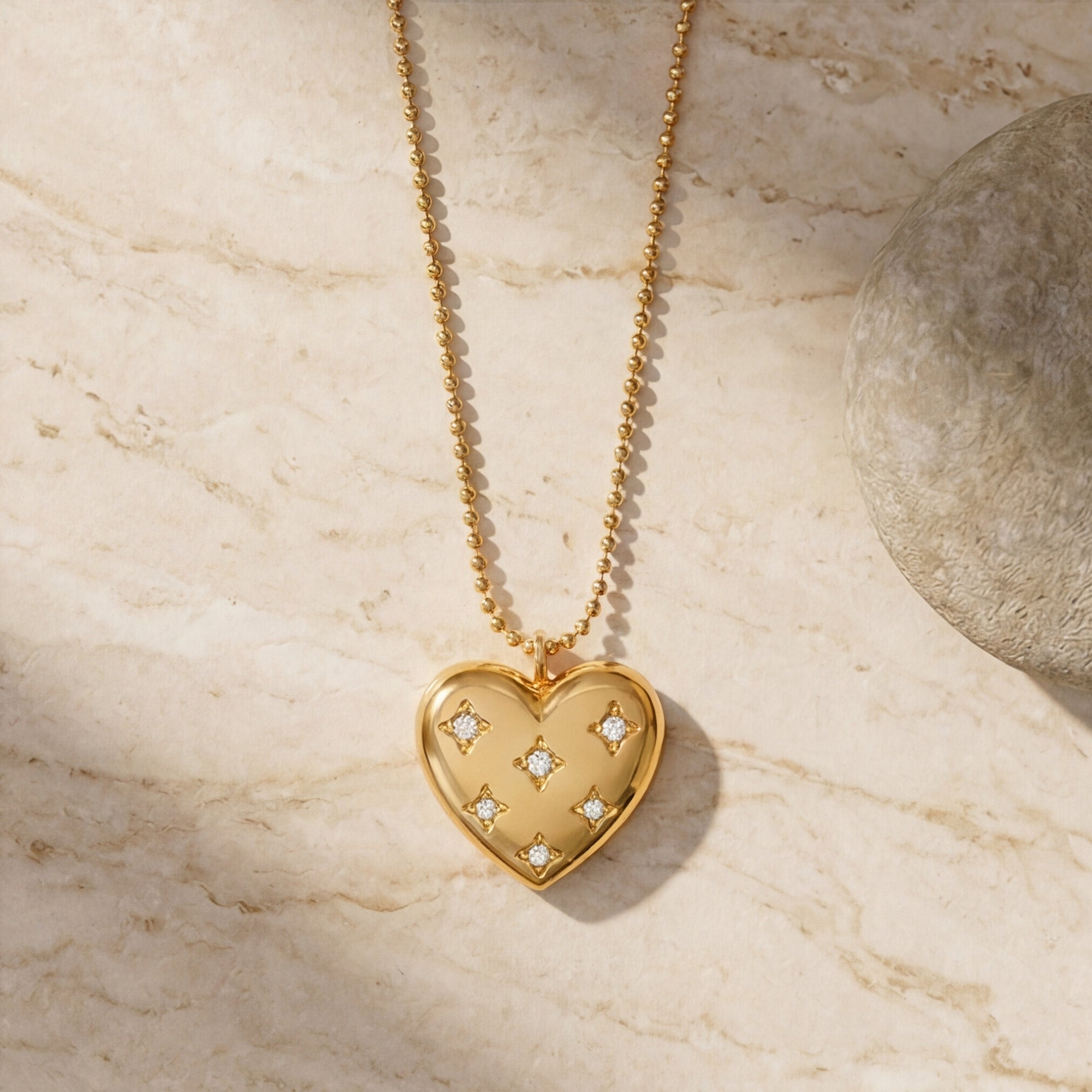 The Cherished Heart Locket Necklace