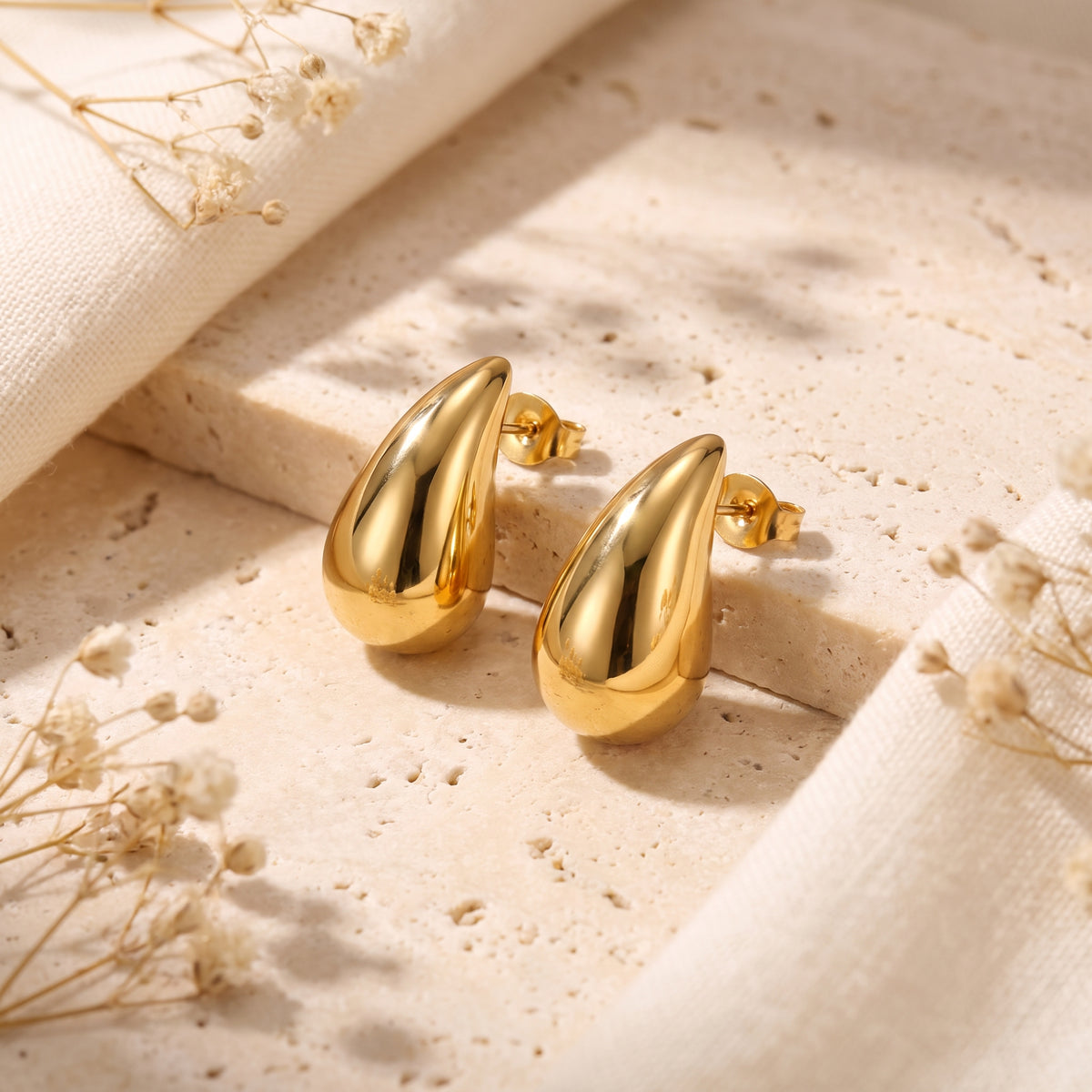 The Liquid Teardrop Earrings