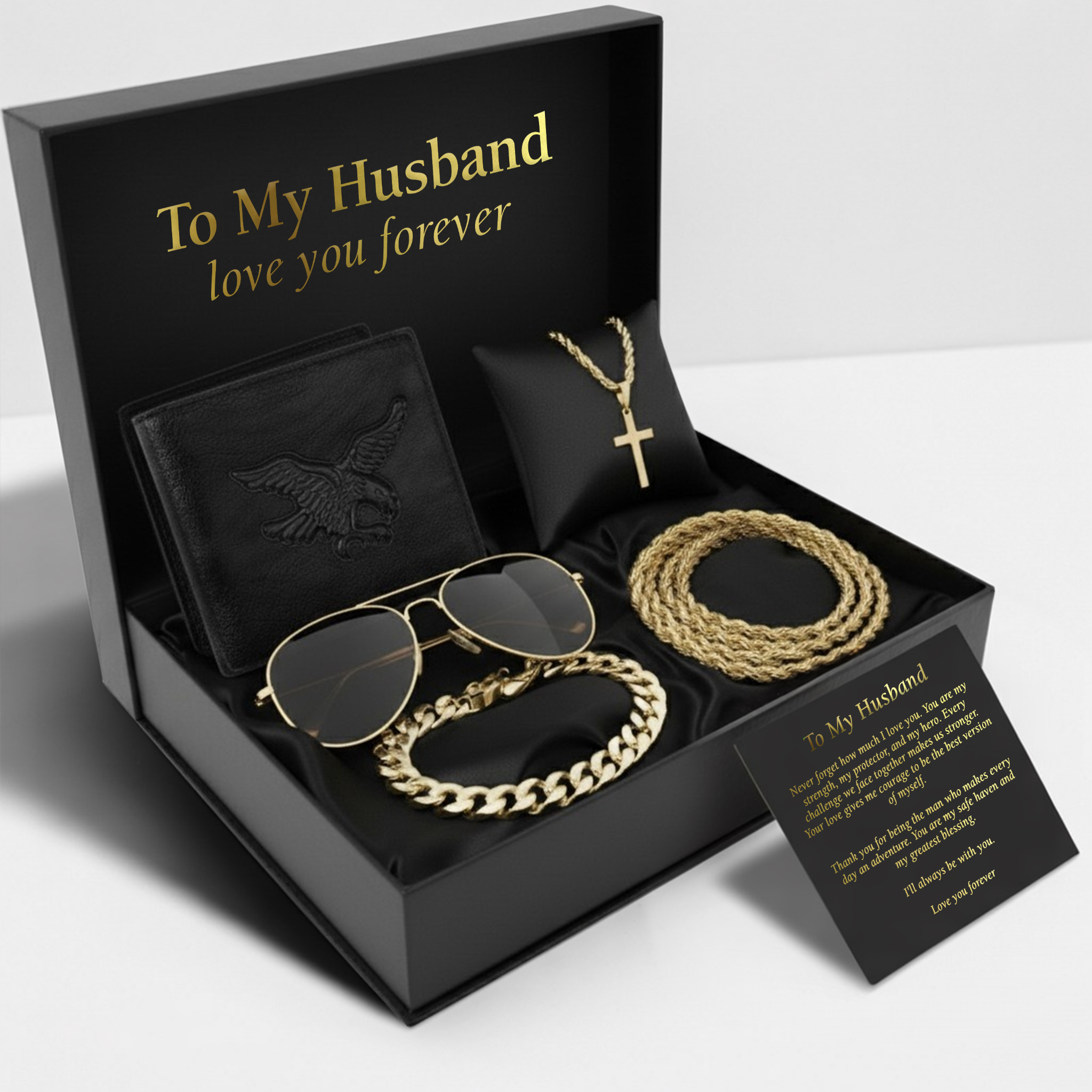 To My Husband - Gold - View 2
