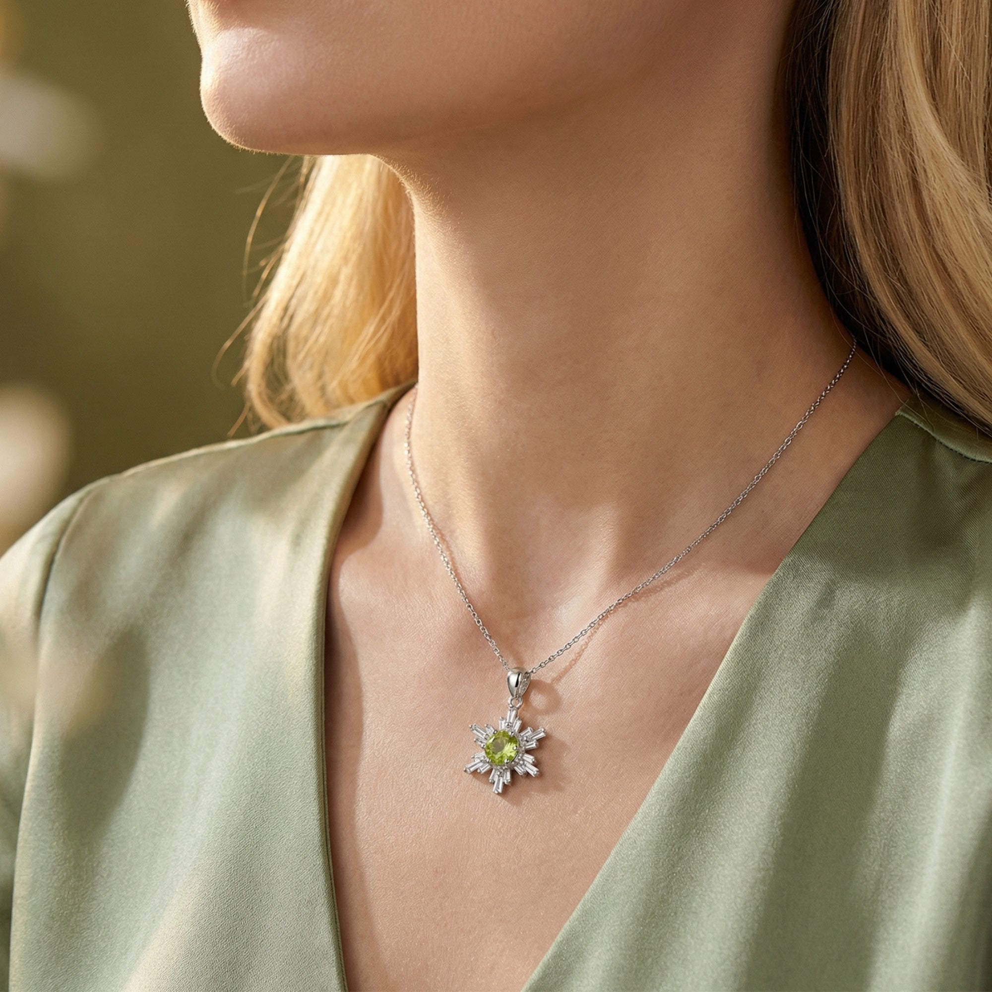 The Elina Pendant - S925 Sterling Silver