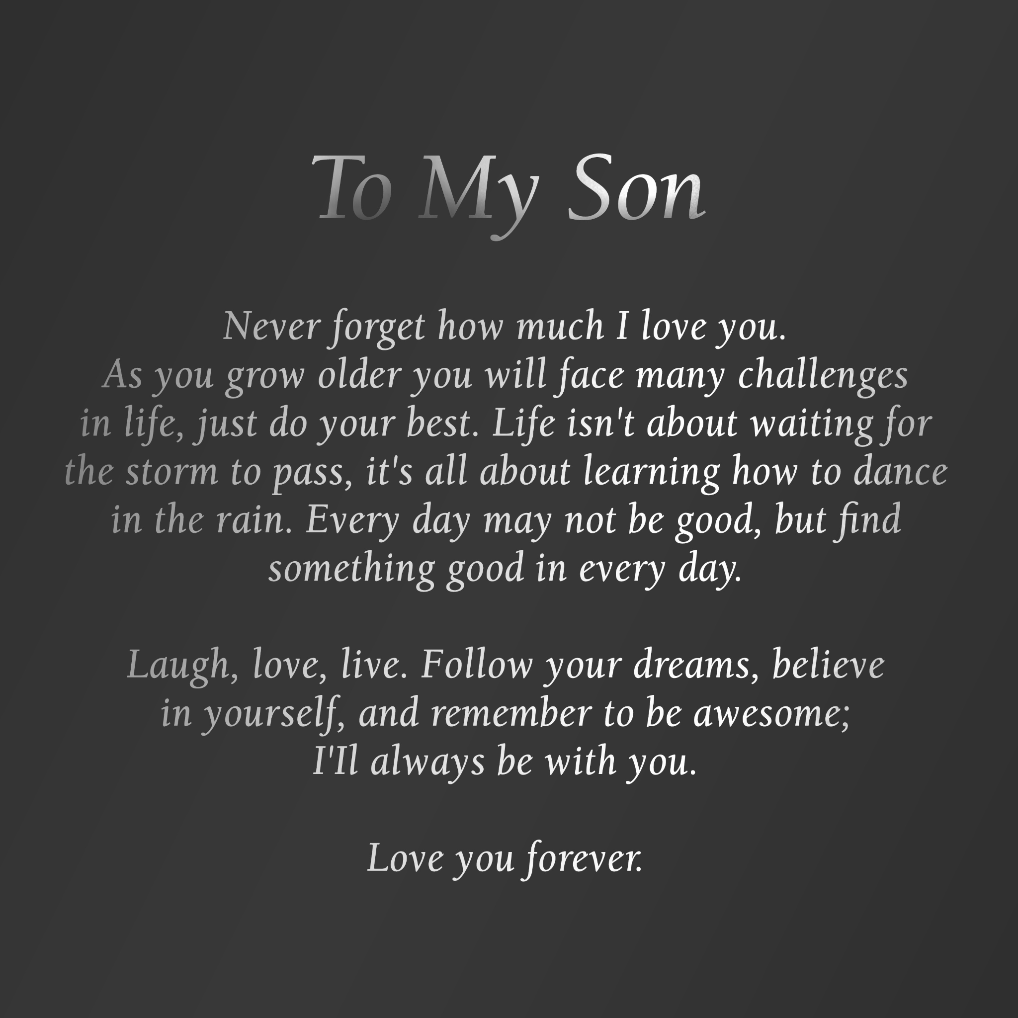 To My Son | Forever Strength Gift Bundle - View 4