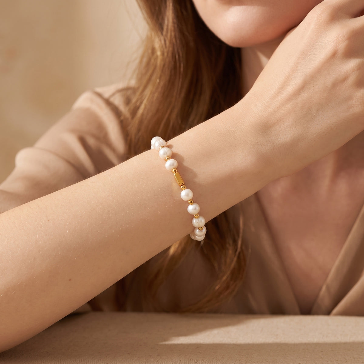Das Horizon-Perlenarmband mit Stationen