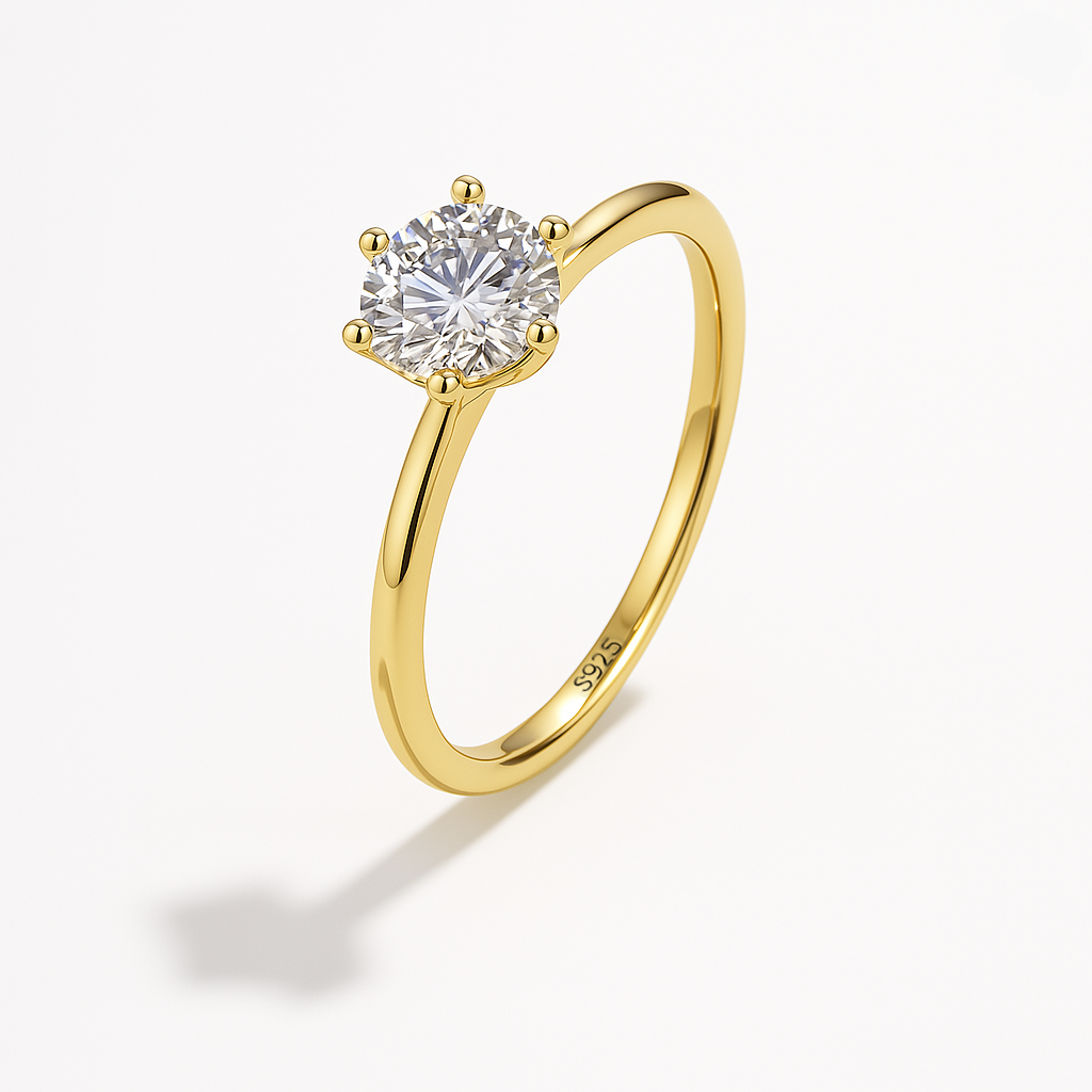 Free 0.3CT Moissanite Ring