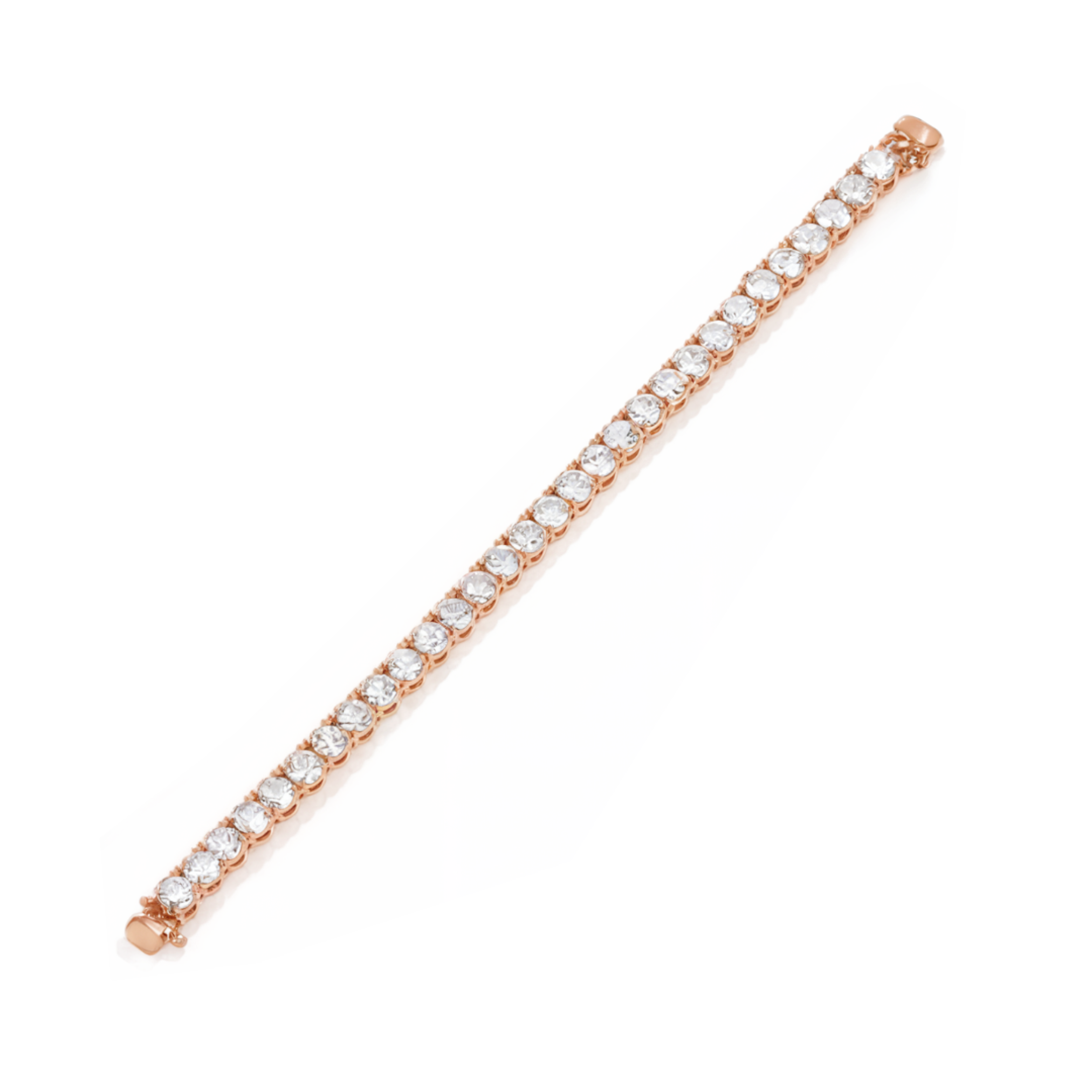 Bracelet tennis en argent et moissanite haut de gamme