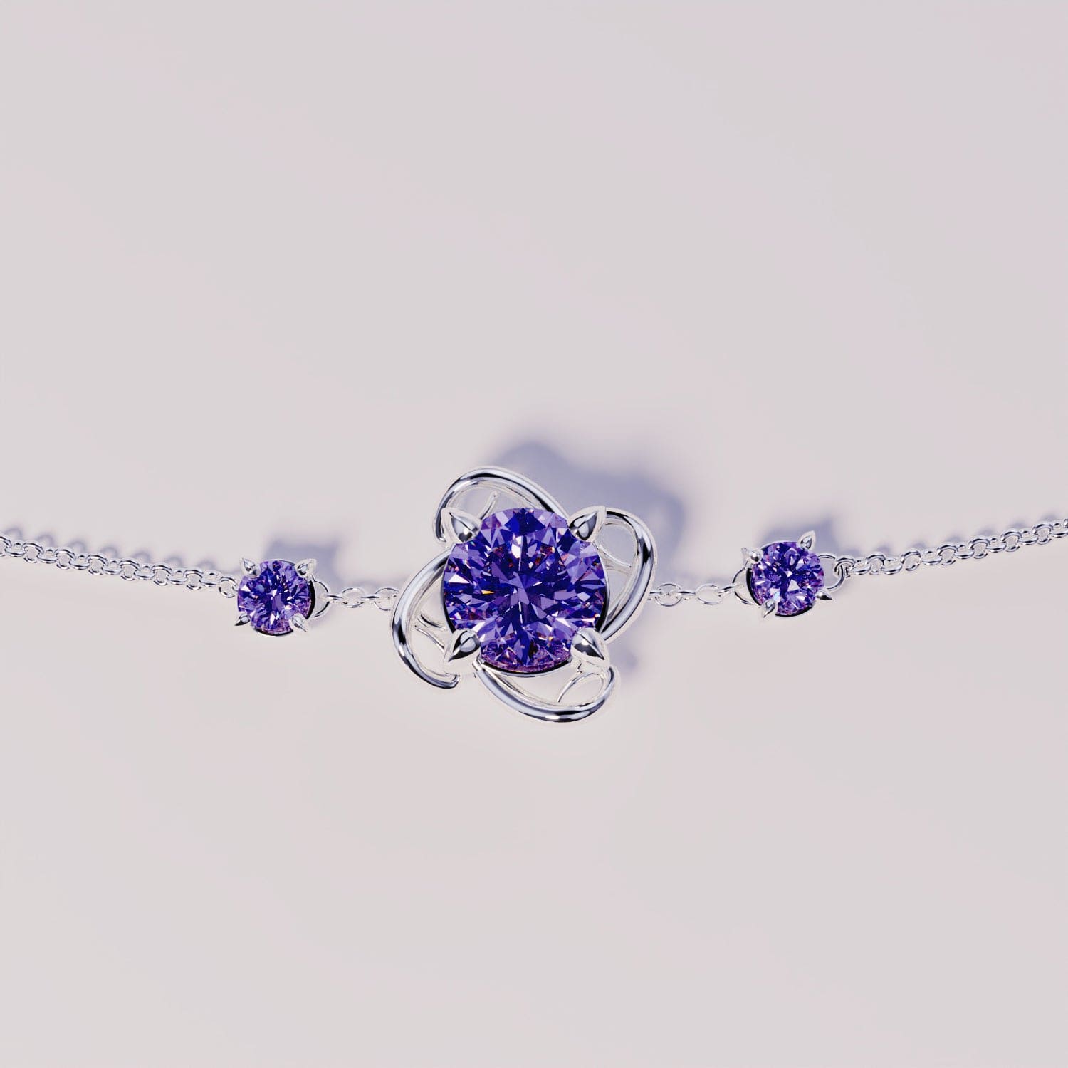 Bracelet Personnalisé Pierre de Naissance - Argent Sterling S925