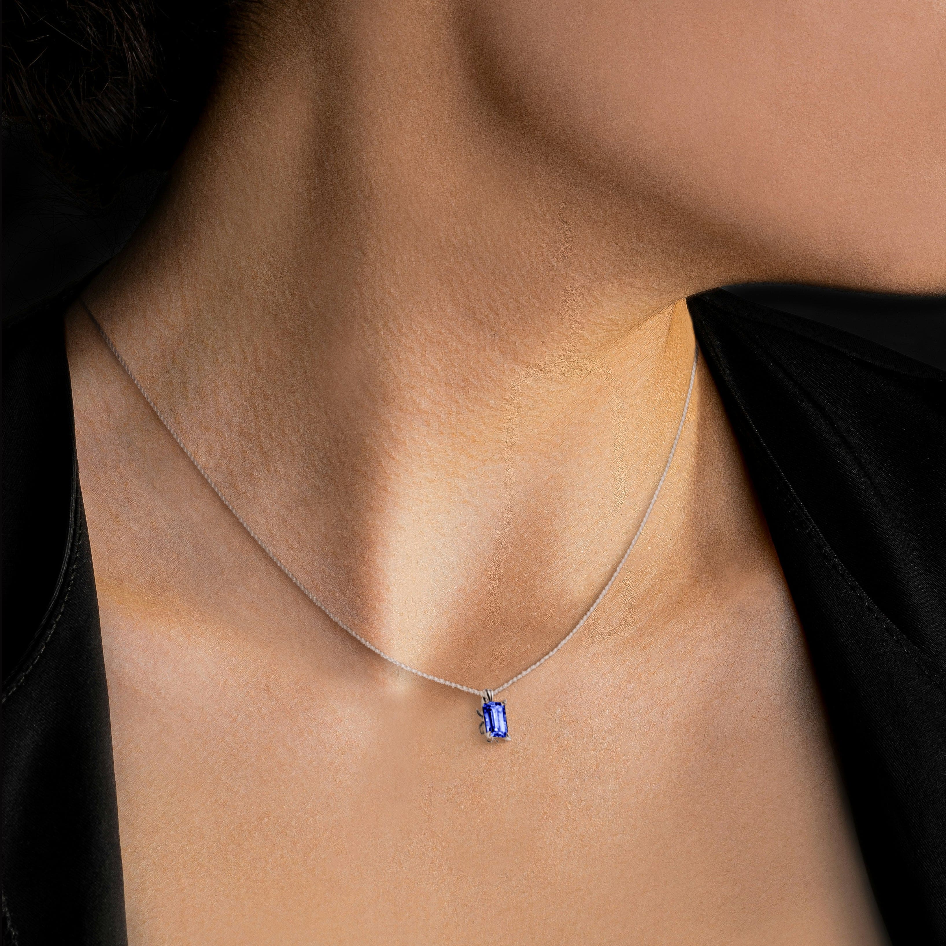 Collier Tanzanite Décembre - Argent Sterling S925