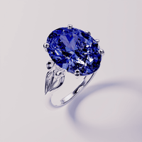 December Tanzanite Birthstone Ring - S925 Sterling Silver