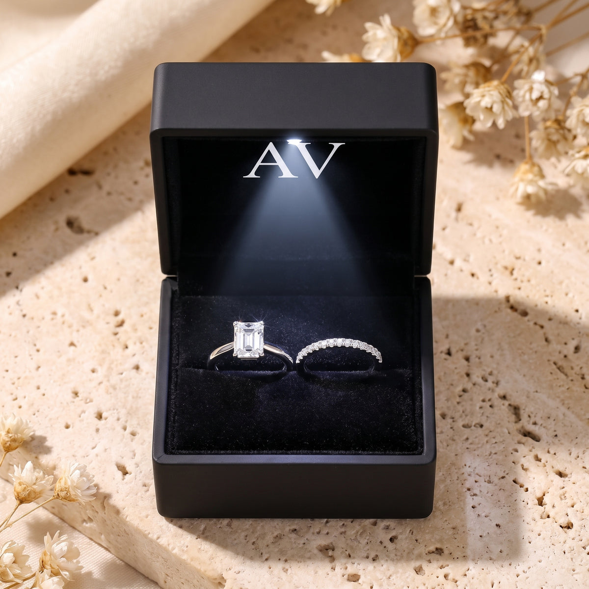 YLQ4608-rings - Premium LED Gift Box Presentation